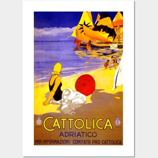 Vintage Travel - Cattolica Posters and Art
